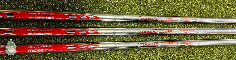 Used N.S.Pro Modus Tour 115g Stiff Flex Steel Wedge Set Shafts