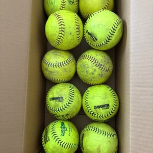 Used Softballs 10 Good Condition