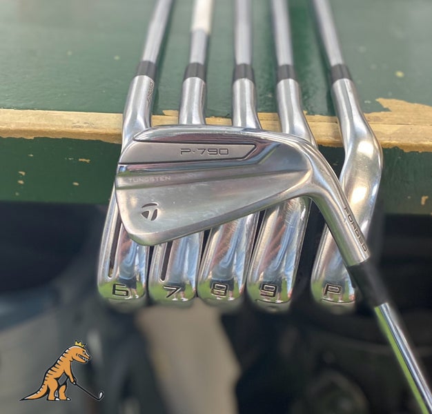Used RH TaylorMade P790 Forged Iron Set 5-P Dynamic Gold 105g Stiff Steel S300