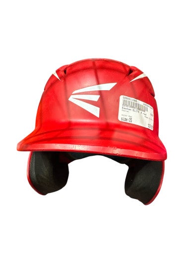 Used Easton Elite X Batting Helmet No Mask Red One Size 11849-s000011985