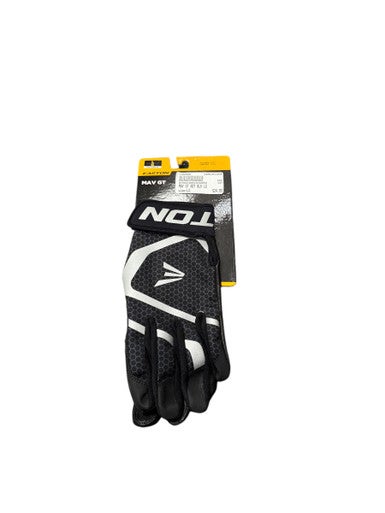 New Easton MAV GT BB/SB Batting Gloves Black LG 11849-EASMAVGTYBGBKBKL