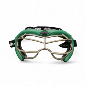 Used Debeer Goggles Lacrosse Facial Protect Green Senior 11849-s000015029
