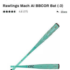 Rawlings Mach AI (-3) Alloy 30 oz 33" (New)