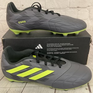 Adidas IG0774 Copa Pure INJ.3 FG Soccer Cleats Black Yellow Grey US 6 W 7