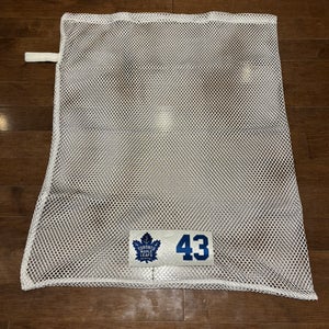 Toronto Maple Leafs Pro Stock Laundry Bag White #43