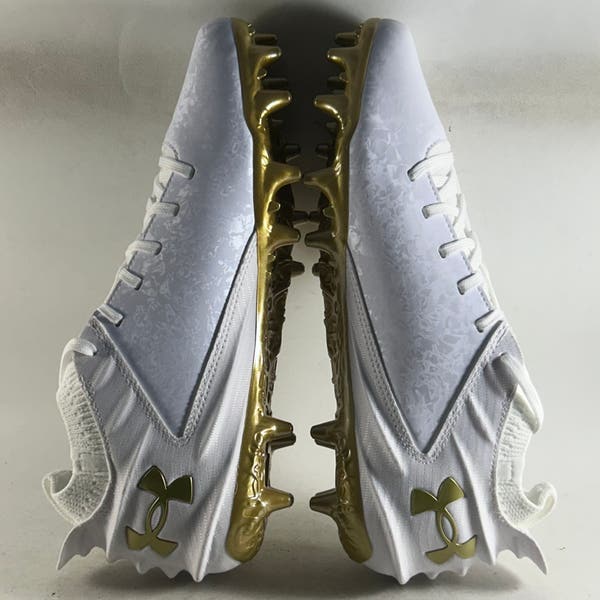 Under Armour Blur Smoke Suede 2.0 MC Football Cleats White 