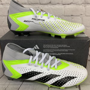 Adidas GZ0028 Predator Accuracy.2 FG Soccer Cleats White Black Citrus US 8.5