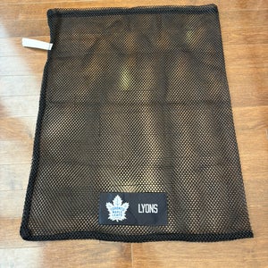 Toronto Maple Leafs Pro Stock Laundry Bag Black Lyons