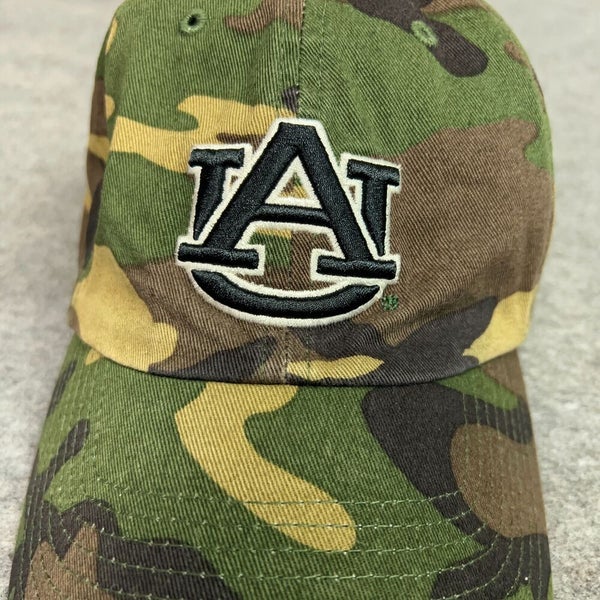 Auburn Tigers Mens Hat Adjustable Green Brown Camo Cap Football College Dad Logo