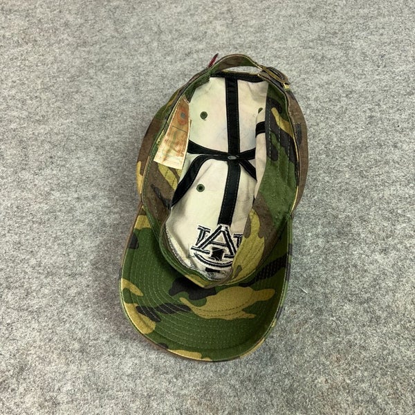 Auburn Tigers Mens Hat Adjustable Green Brown Camo Cap Football College Dad Logo