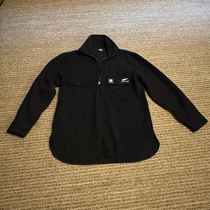 Rare Swanndri New Zeeland Wool Half Zip Pull-over  Mens Medium All Blacks Rugby