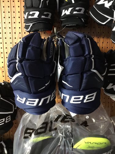 New Bauer Ultrasonic 13” Navy Gloves