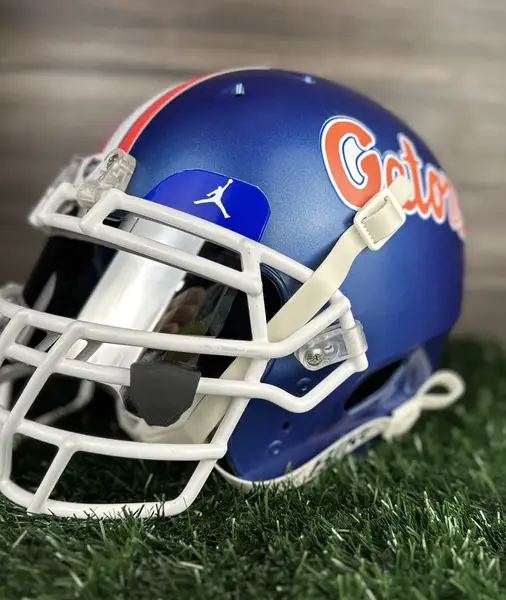 florida football helmet Gators Riddell SpeedFlex Mid-Size kind wall art and tailgate decor for home FLORIDA GATORS TEBOW CUSTOM PRO