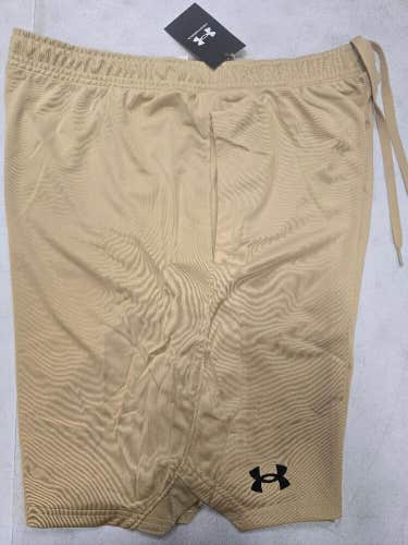 Under Armour UA Mens Shorts 1351350-715 VEGAS GOLD 9" Pocketed NWT MEDIUM $35