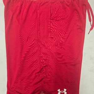 Under Armour UA Mens Shorts 1351350-600 RED 9" Pocketed NWT $35