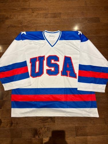 Brand New Team USA Miracle Goalie Cut Jersey