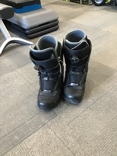 Used Flow Lotus Womens Snowboard Boots Black Senior 8 11614-s000204278