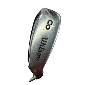 Used Wilson Deep Cg 8 Iron Regular Flex Steel Shaft Individual Irons 11833-s000158073