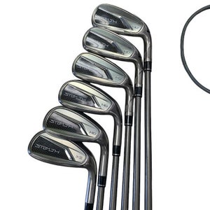 Used Taylormade Stealth Hd 6i-gw Aw Senior Flex Graphite Shaft Iron Sets 11833-s000156681