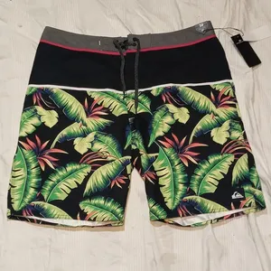 nwt quicksilver boardshorts mens 34 long 21" swimtrunks swimsuit