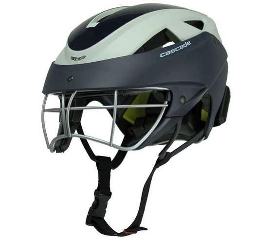 Cascade LX Womens/Girls Lacrosse Headgear & Goggle Helmet (NEW) Navy