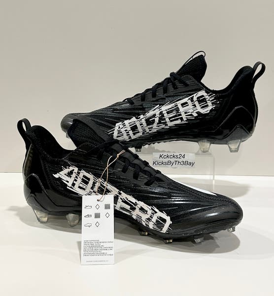Size 13 Adidas Adizero Football Cleats Black GX4050  display picture 2