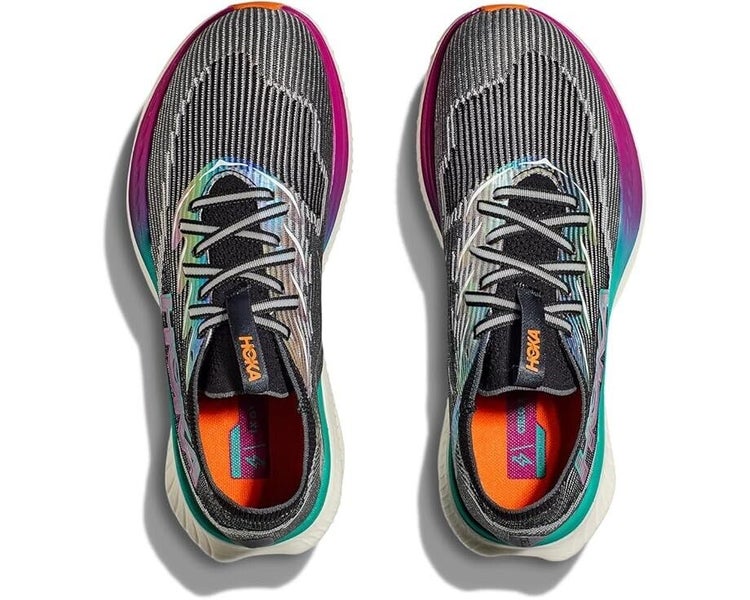 Hoka One One Cielo X 1 1147910-BCQ Sneaker Men 6.5 Black Aqua Running Shoes P227
