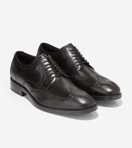 Cole Haan Modern Essentials C34262-001 Wingtip Oxford Mens 10.5 Black Shoes P254