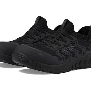 KEEN Utility Arvada Shift 1028722 Sneakers Womens US 8 Black Comp Toe Shoes P234