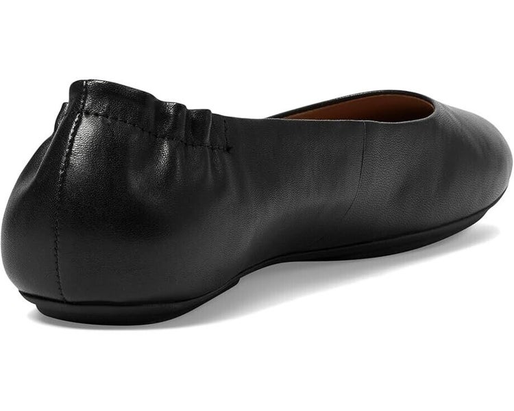 Dansko Mollie Flats Women's US 10.5-11 Black Nappa Leather Slip On Pump P319