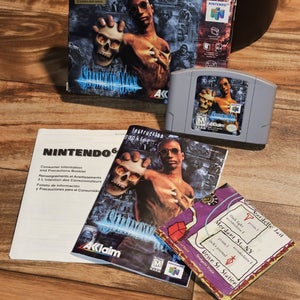 Shadow Man Nintendo 64 N64 Complete Game In Box CIB W/ Poster Video Game TESTED