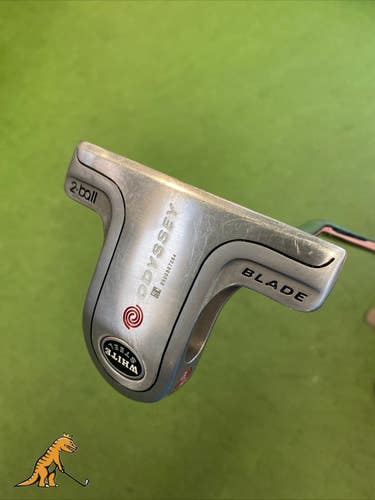 Used RH Odyssey White Steel 2-Ball Blade 35 Putter