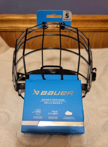 Bauer Hockey Profile II Facemask Cage Senior Small Brand New