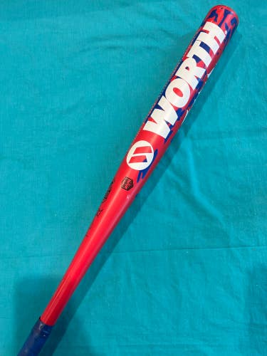 Red Worth Amp Bat Alloy 26.5 oz 34" (Used)