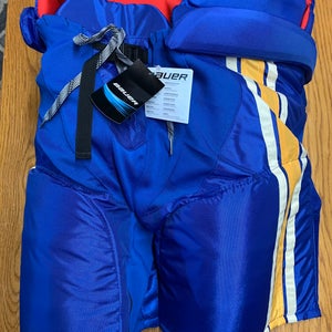 Bauer Vapor Pro Stock Hockey Pants, Size XL Heritage/WC Blues