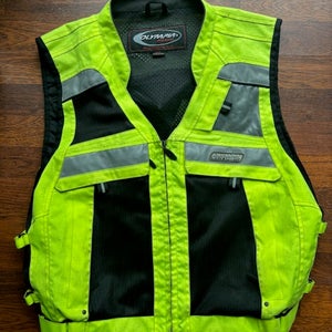 Yellow Men's Olympia Moto Sports reflective vest
