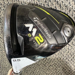 Men's TaylorMade M2 D-Type Driver Left Hand 9.5° I Ozik MFS X5 Matrix White Tie 55g Regular Flex