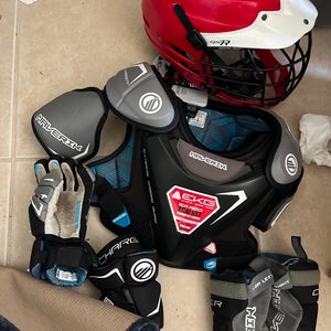 On hold lacrosse gear