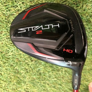 Men's TaylorMade Stealth 2 HD Fairway Wood Right Handed Regular Flex 3 Wood (Used)