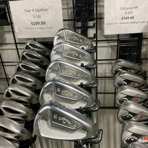 Used Callaway X FORGED CB Mens Iron Set RH 5I-9I 11834-S000031794