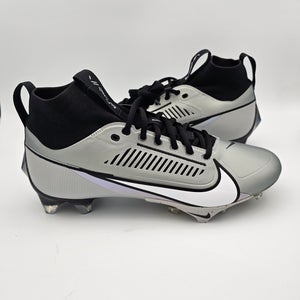 Nike Vapor Edge Pro 360 2 'Light Smoke Grey Black' Football Cleats Men's Size 9.5