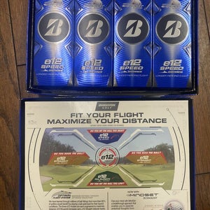 2 Dozen New Bridgestone e12 Distance Ball White