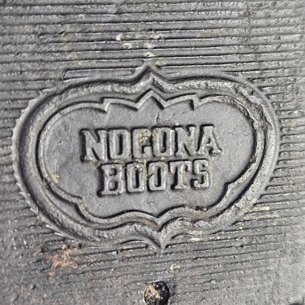 Nocona Brown Leather Cowboy Western Boots Mens Size: 8 EE