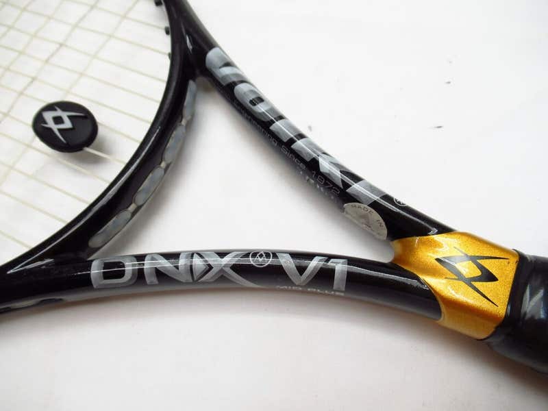 Voiki DNX V1 tennis racket VOLKL DNX V1 OVERSIZE TENNIS OS RACQUET 4 3/8 GENETIC POWER  main image 4
