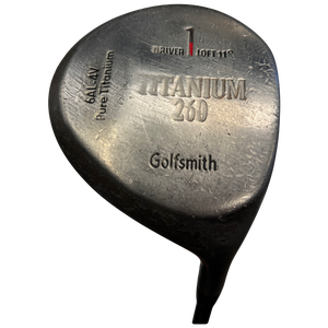 Used GOLFSMITH TITANIUM 260 Mens Driver Right Hand Titanium 11.0 Degree 11730-S000062939