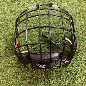 New Itech RBE III cage Small size face mask black hockey player Type 2 steel 3