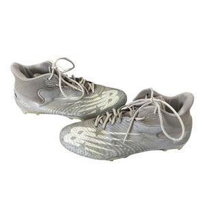 Used New Balance LAX Cleats Mens Grey Senior 11 11760-S000070426