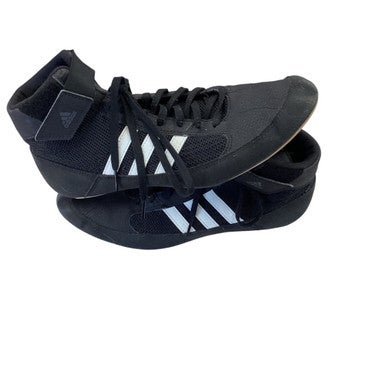 Used Adidas Wrestling Shoes Black Senior 9.5 11760-S000071416