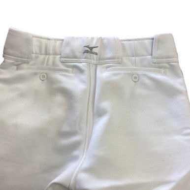 Used Mizuno BASEBALL PANTS BB/SB Pant Boys White 2X 11760-S000065623