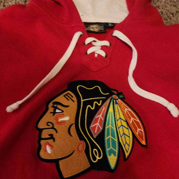 Chicago Blackhawks Old Time Sports Women's Small / Medium Hockey Sweatshirt. Stiched Logo